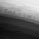 Una inestabilidad de Kelvin-Helmholtz en el planeta Saturno formada por la interacción de dos bandas en la atmósfera del planeta. Wikimedia Commons